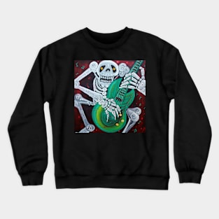 Skeleton Guitarist Crewneck Sweatshirt